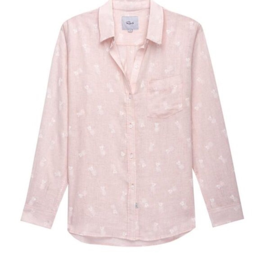 Rails Charli Pineapple Print Shirt